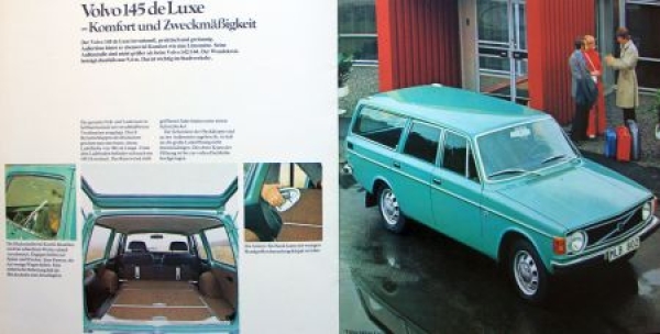 Volvo 140 Modelprogram 1972 Carbrochure (6947)